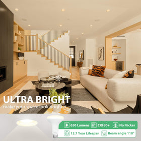 DEGNJU BR30 LED dimmable flood bulb for adjustable mood and ambience.