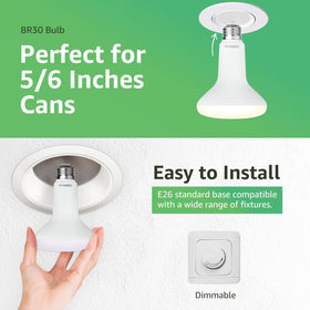 DEGNJU BR30 recessed installation guide and fixture compatibility