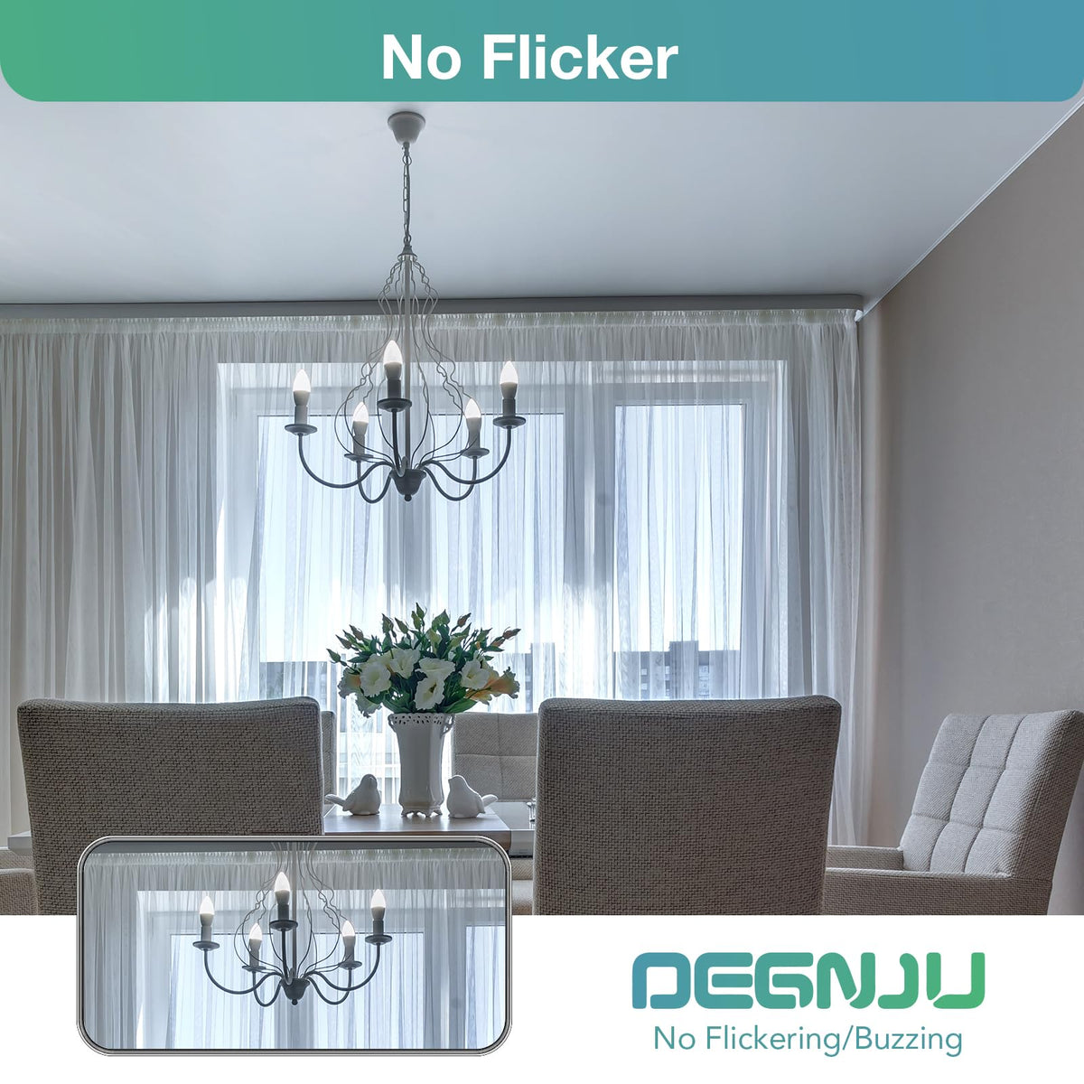 DEGNJU versatile use in dining rooms and living spaces