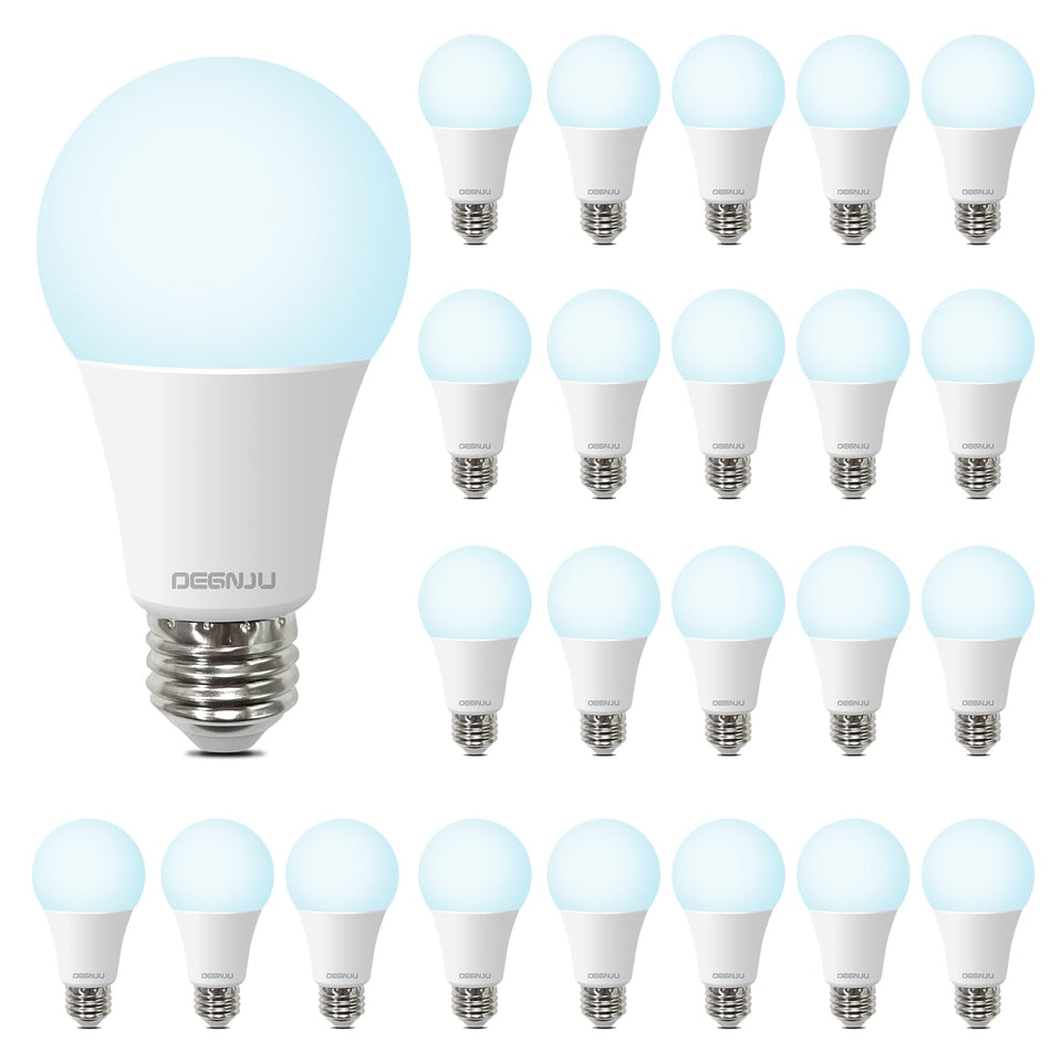 DEGNJU LED bulb in kitchen with daylight glow for clear meal prep.