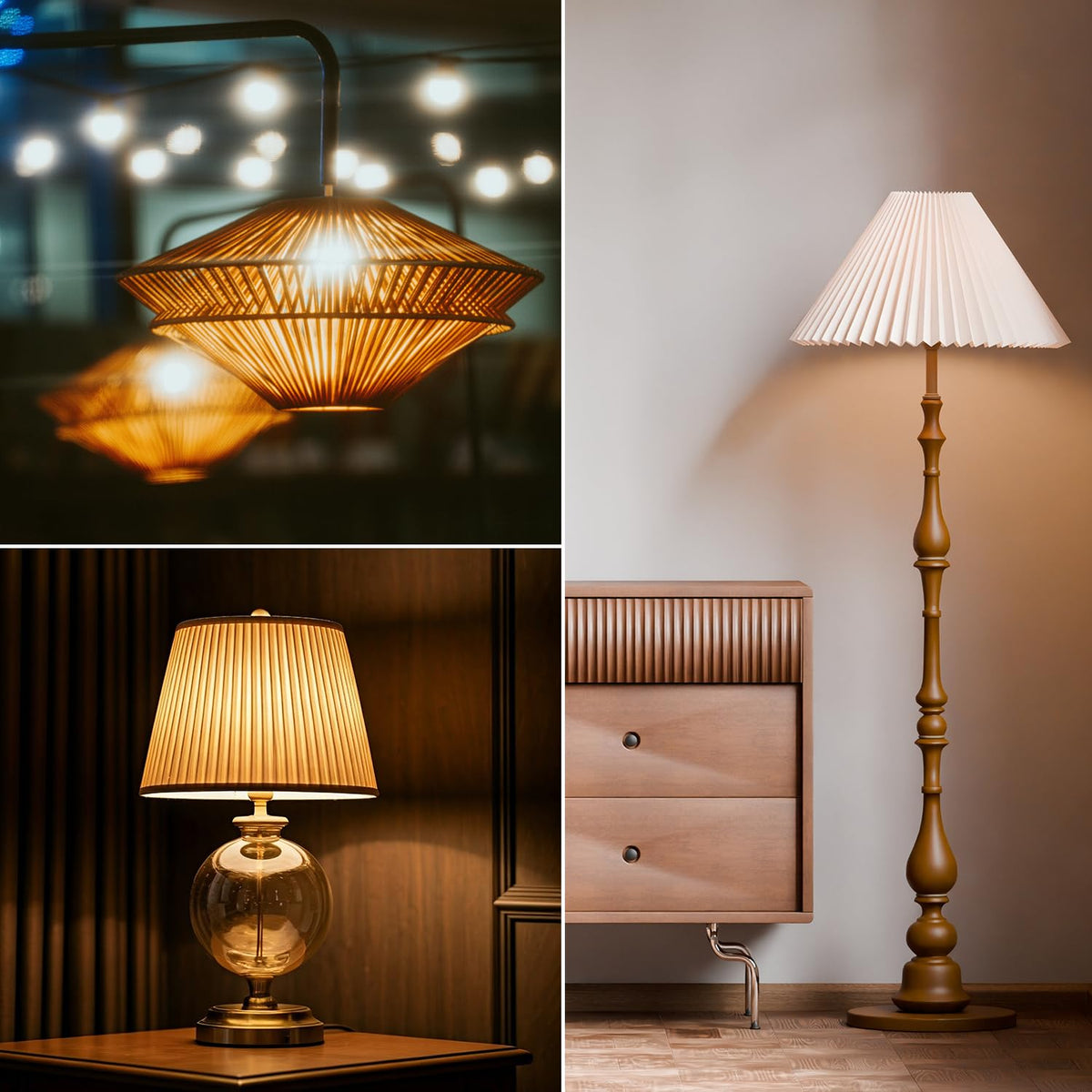 DEGNJU LED bulb creates warm ambiance in living spaces.