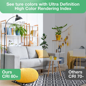 DEGNJU LED bulb on porch provides reliable daylight for outdoor entry.
