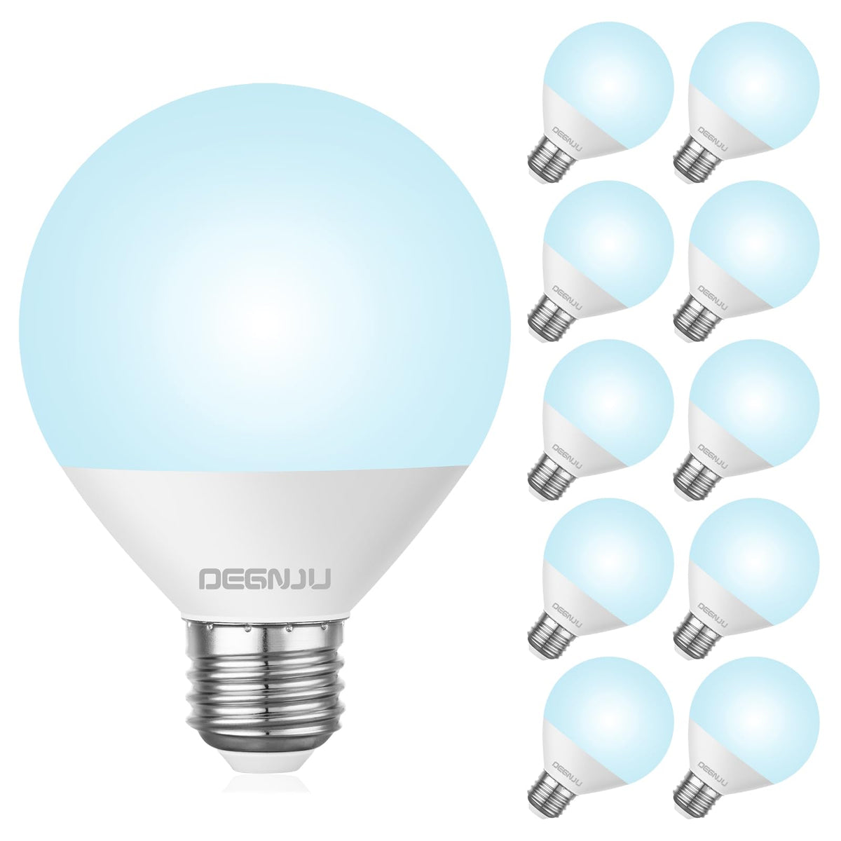 DEGNJU LED vanity bulb for makeup mirror with daylight-like clarity