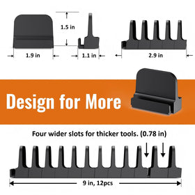 DEHOYI modular storage connects units for a customizable tool layout
