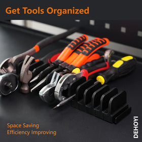 DEHOYI 0.47-inch slots hold small pliers and screwdrivers securely