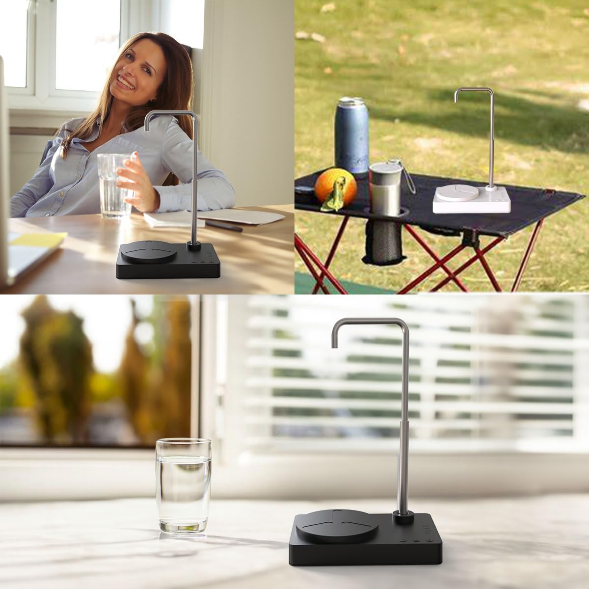 DeiryuRay Desk Water Dispenser packaged with accessories.