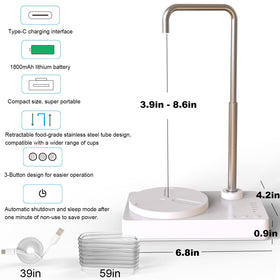 Expandable outlet adapts to tall cups with DeiryuRay.