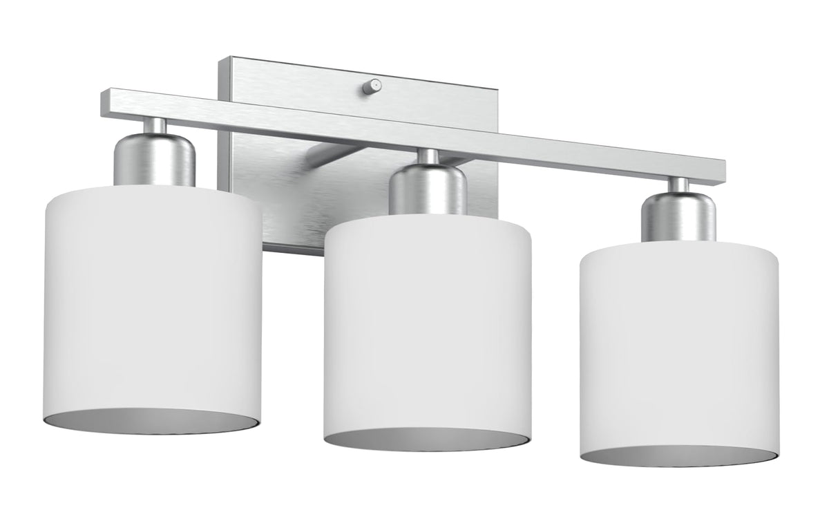 Dekang 18-inch modern wall sconce brightens bathrooms with diffuse illumination.