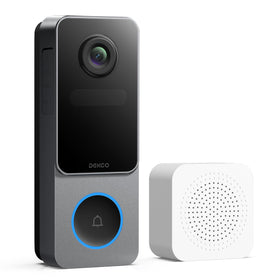 DEKCO doorbell 2K head-to-toe view captures visitors and packages clearly for full doorstep awareness.