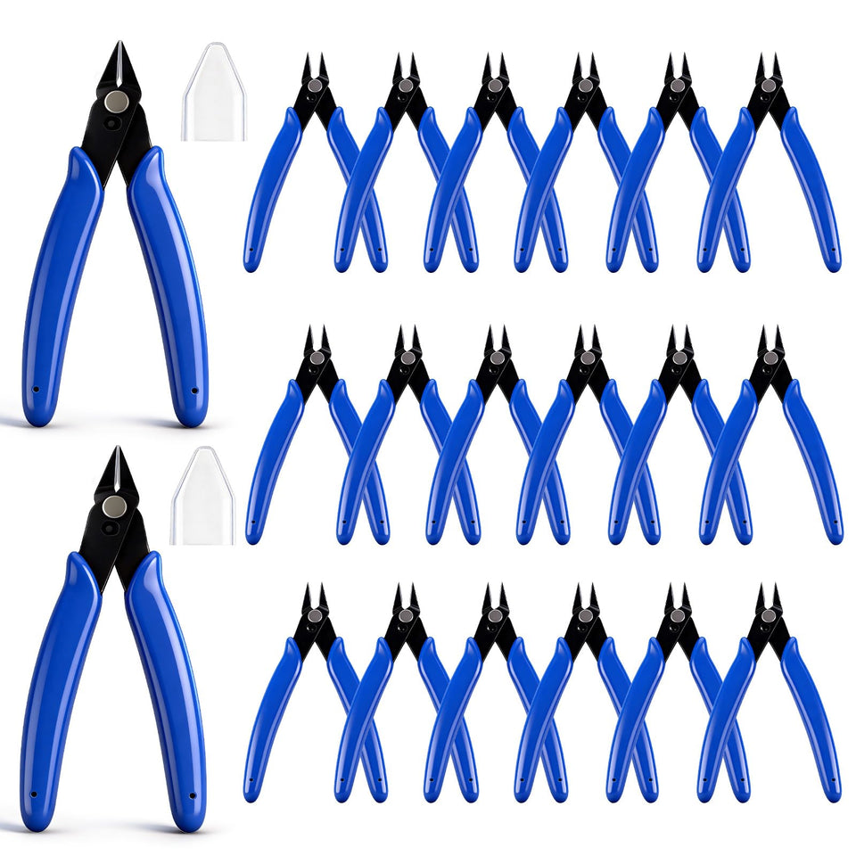 DEKELIY 20-piece micro flush cutters package view for versatile jewelry and electronics projects.
