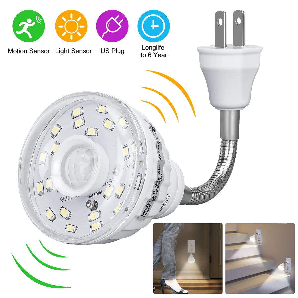 DEKELIY 5W LED night light delivers bright, energy-efficient illumination
