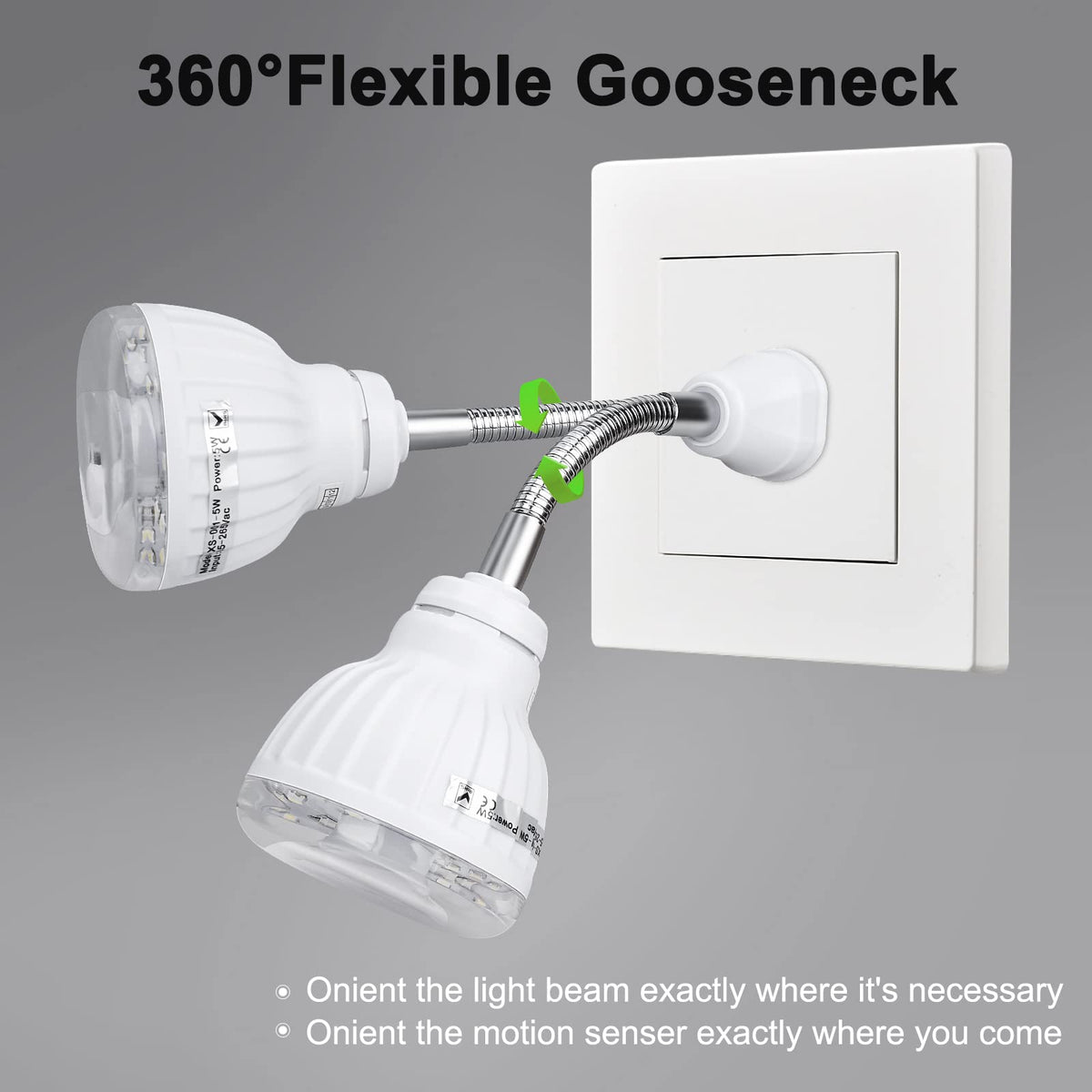 DEKELIY dusk-to-dawn sensor night light activates in low light for safe visibility