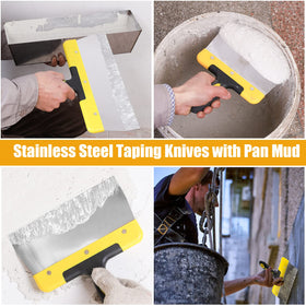 DEKEones putty knife with rust-resistant blade for effortless patching