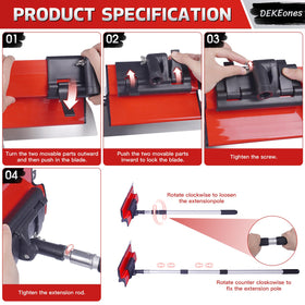 DEKEones 16in skimming blade designed for mid sized surfaces