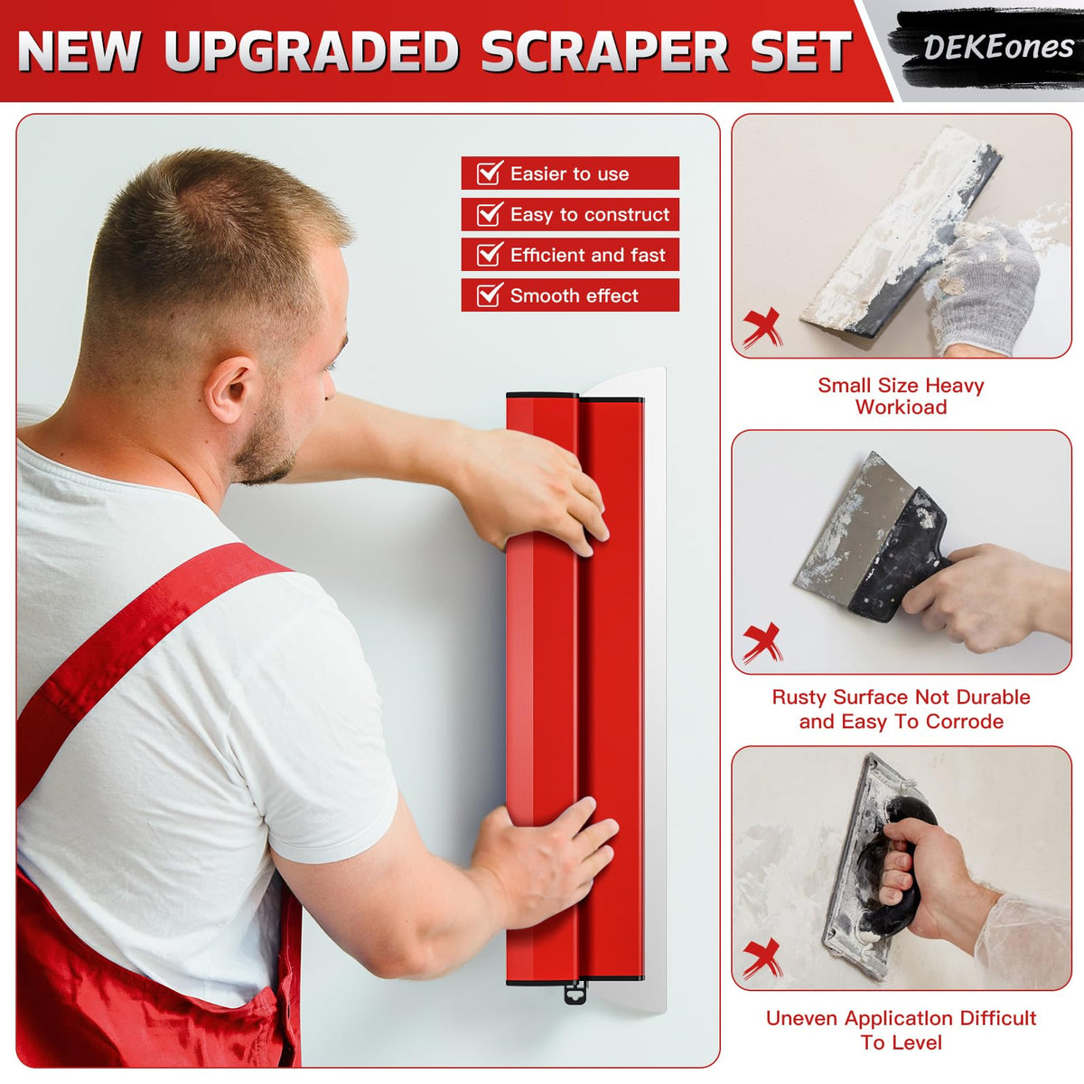DEKEones 24in skimming blade for efficient large area finishing