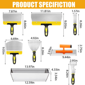 DEKEones taping knife for smooth joints and efficient compound coverage