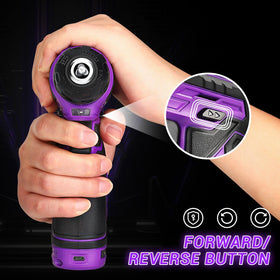 DEKOPRO 12V cordless drill in hand lightweight and comfortable for one-handed use