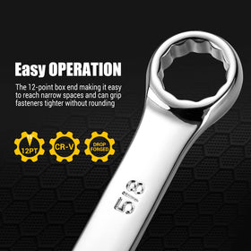 DEKOPRO 15-degree offset box end fits tight spaces
