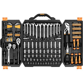 DEKOPRO 192-piece tool set in case ready for organized home repairs