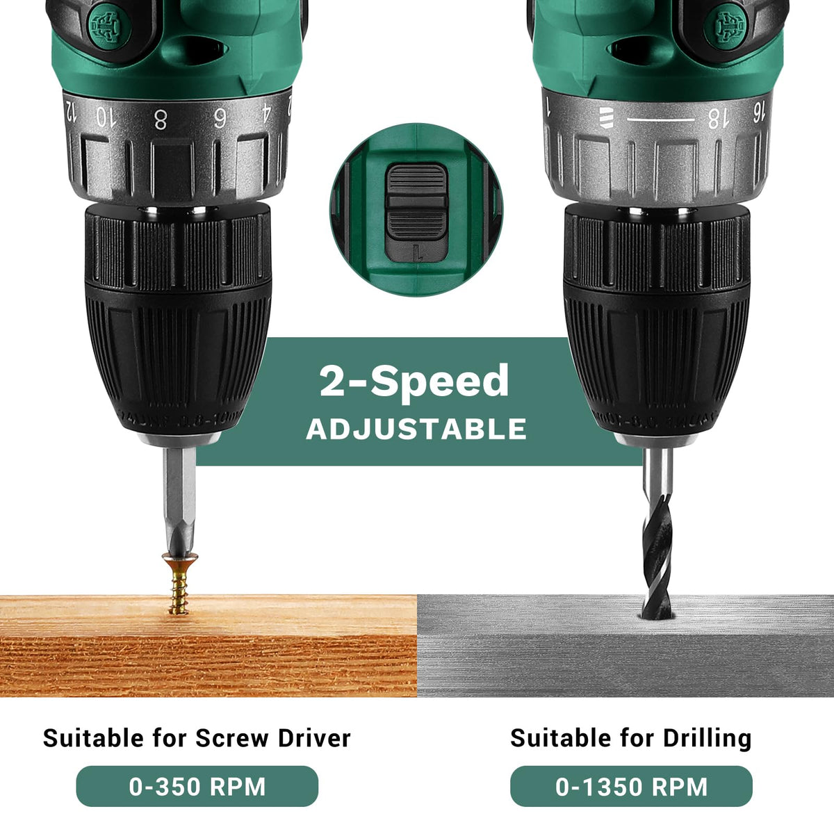 DEKOPRO charger for 20V battery enabling quick recharge between tasks