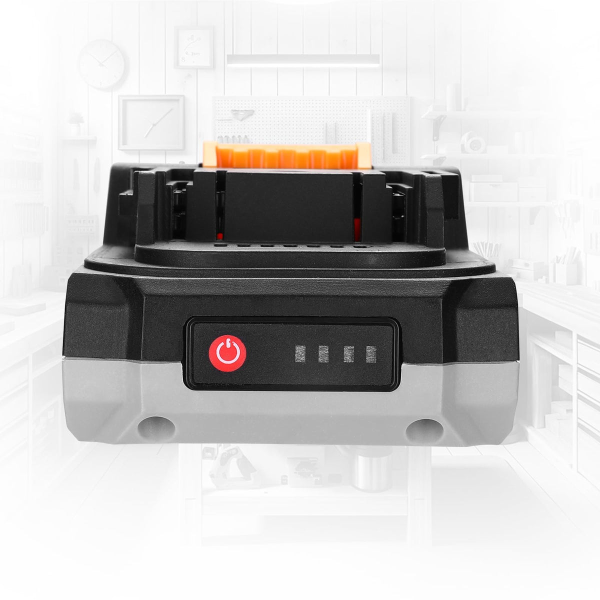 DEKOPRO 20V battery charging and dry storage for longevity.