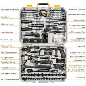 DEKOPRO screwdriver set offers precise fastenings for DIY projects.