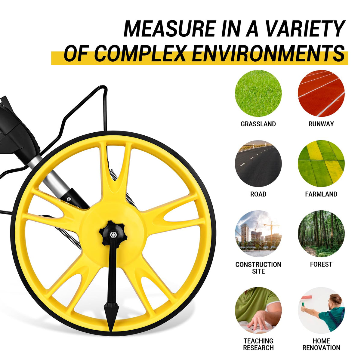 DEKOPRO 4V extended to 40 inches for longer distance measurement