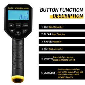 DEKOPRO 4V backlit LCD display enables clear readings in low light