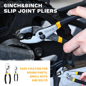 DEKOPRO 7-inch linesman plier sturdy for cutting and wiring work
