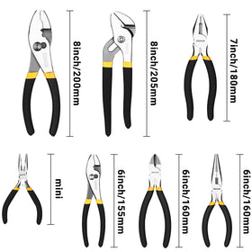 DEKOPRO 8-inch slip joint plier ideal for adjustable fasteners