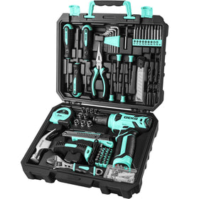 DEKOPRO 8V cordless drill in action for quick, one-handed home projects