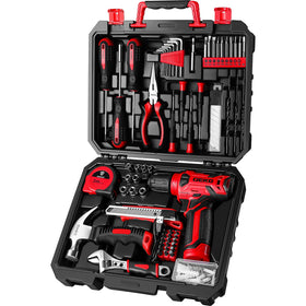 DEKOPRO 8V cordless drill for lightweight wood and plastic tasks.