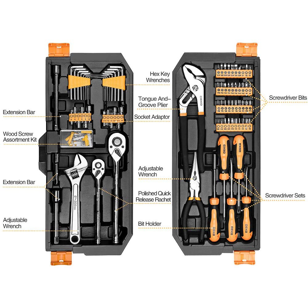 DEKOPRO blow-molded storage case keeps tools portable and secure
