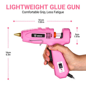 DEKOPRO carrying case keeps glue gun organized and portable