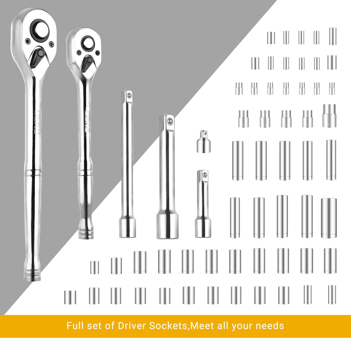 DEKOPRO chrome vanadium tools with durable finish for long-lasting use