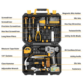DEKOPRO compact 8V drill ideal for one-handed use