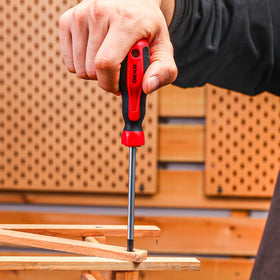 DEKOPRO compact diamond-pattern case keeps tools organized during projects.