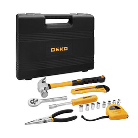 DEKOPRO compact measuring tape and sockets included for quick measurements