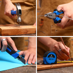 DEKOPRO complete toolkit with accessories for home improvement projects.