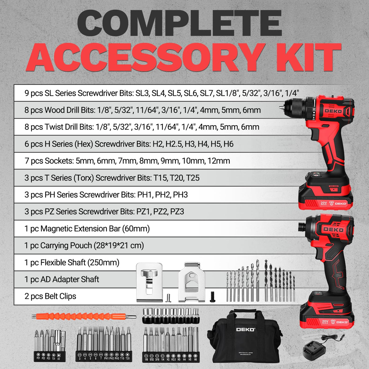 Ergonomic soft-grip handles reduce fatigue during long sessions and overhead use.