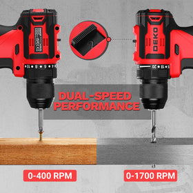 Comprehensive accessory kit covers common DIY tasks.