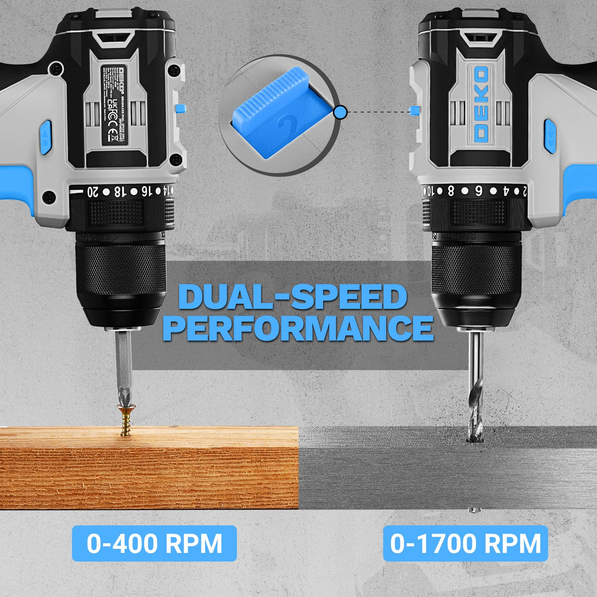 DEKOPRO full accessory kit covering most common tasks
