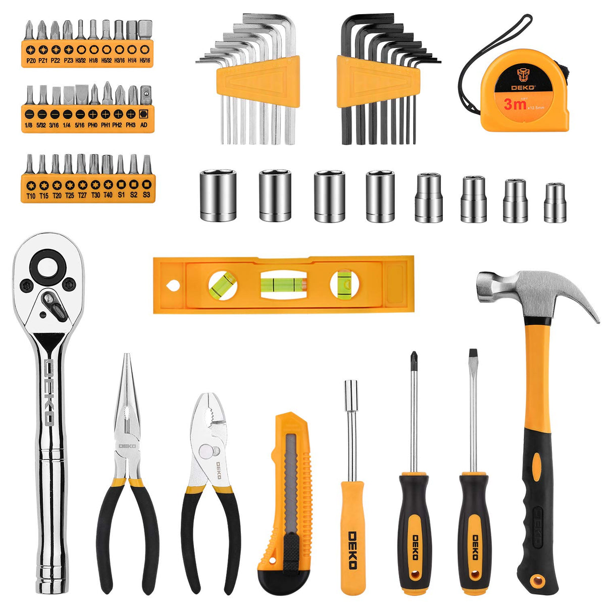 DEKOPRO hex keys close-up for precise furniture assembly adjustments