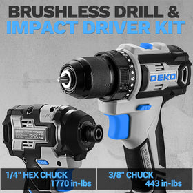 DEKOPRO brushless impact driver, ideal for automotive and deck work