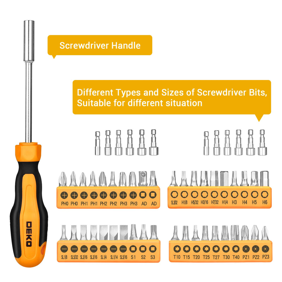 DEKOPRO interior organizers keep tools aligned for fast access
