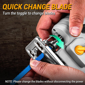 DEKOPRO jig saw 0-45 degree bevel cuts for angled pieces