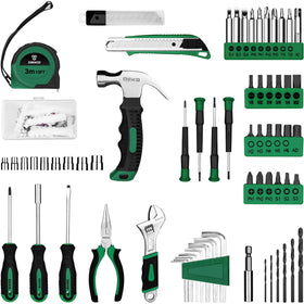 DEKOPRO magnetic bits holder with assorted bits for quick screw driving.