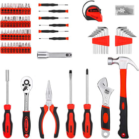 DEKOPRO polished quick-release ratchet and sockets enable smooth fastener work.