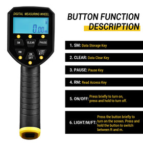 Extended to 40 inches for long on site distance measurements