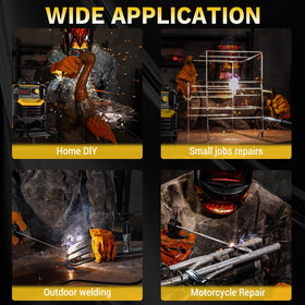DEKOPRO MMA welder setup for metal welding projects with versatility
